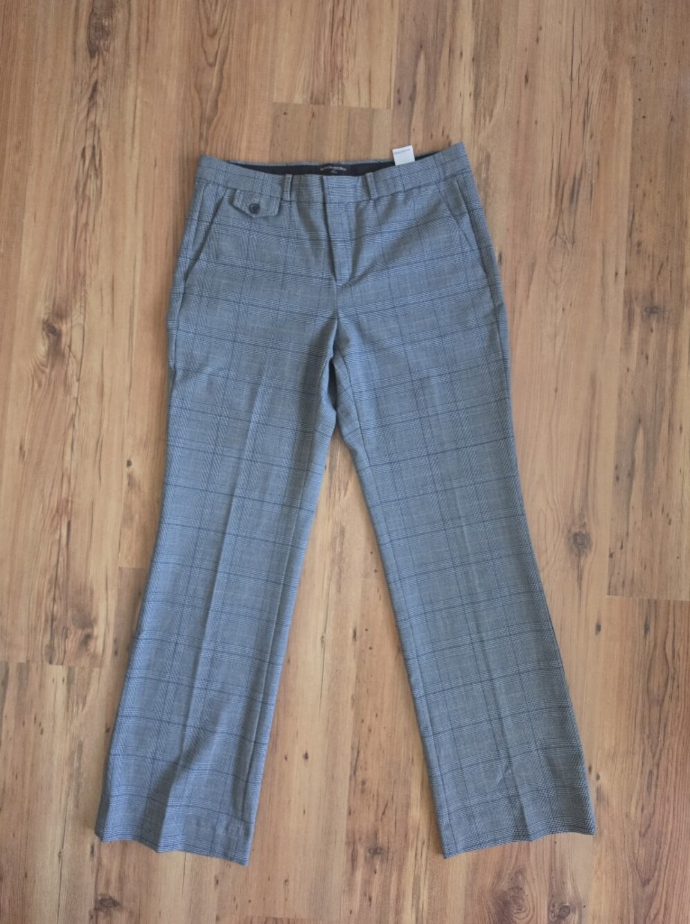 Banana Republic Gray Plaid Women's Trousers